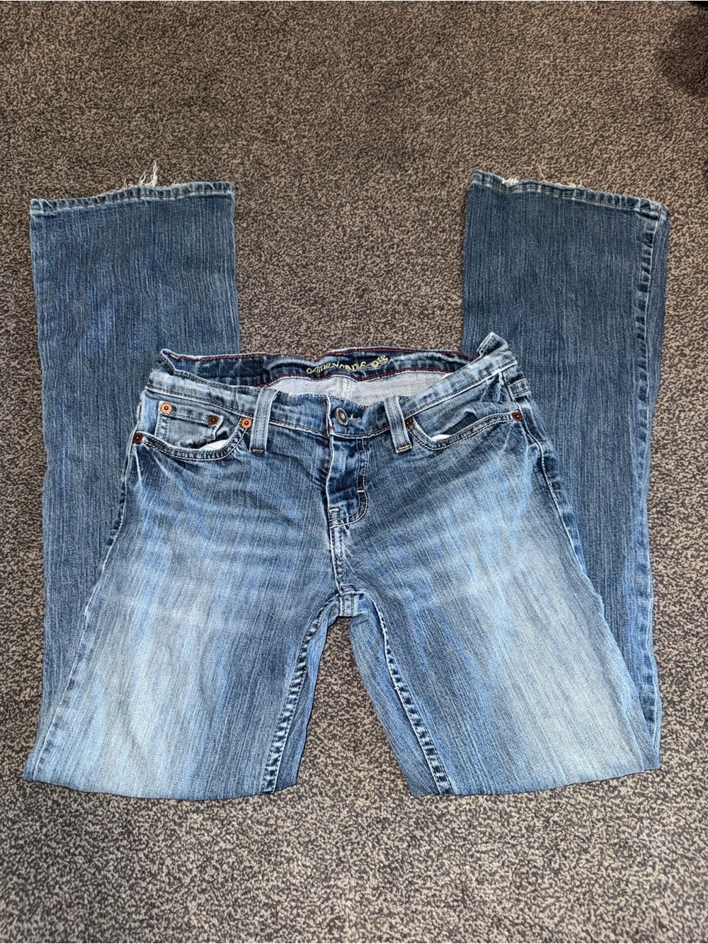Vintage Y2K American Eagle Low Rise Bootcut Jeans Women’s Size 4 Stretch